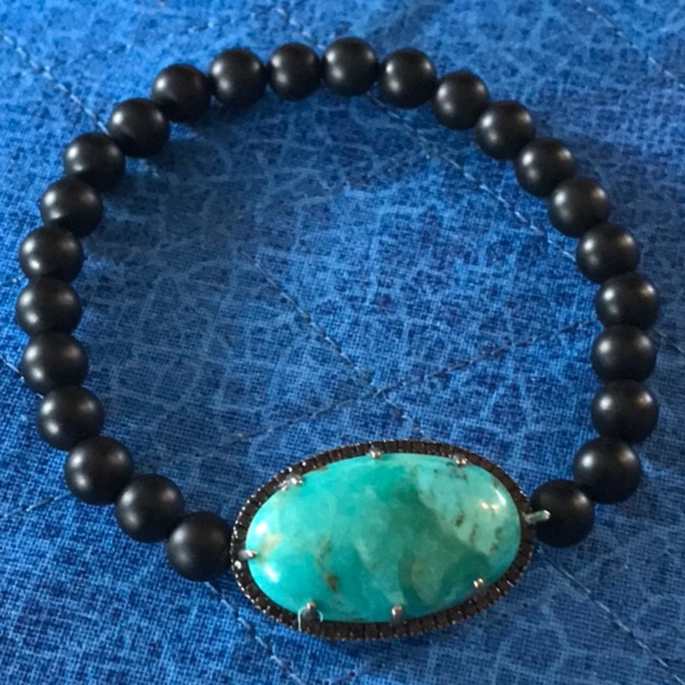 Authentic Large Turquoise Bracelet - image 5